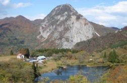 Mt. Myojo and Takanami-no-ike Pond, Itoigawa Global Geopark