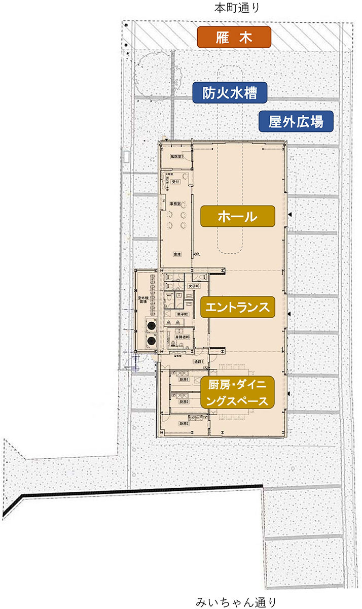 駅北広場のイメージ