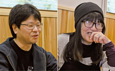 重寿し3代目店主 谷村潔さん(左)と、一緒に店を切り盛りする姉の藤野久美子さん(右)