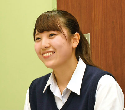 白嶺高校3年生 猪又 桜(いのまたさくら)さん