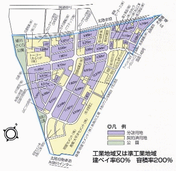 姫川産業団地 図面
