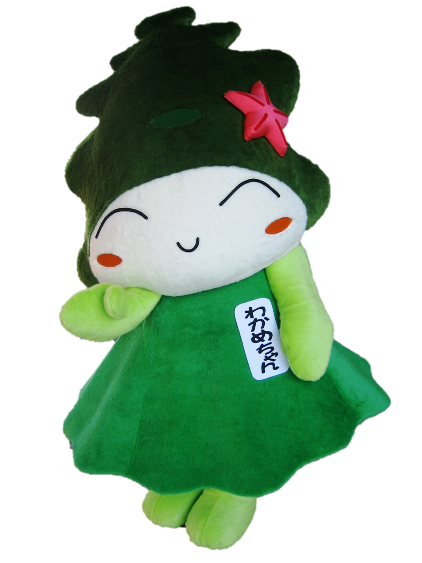 第2次健康いといがわ21推進キャラクターわかめちゃんを使った普及啓発の画像