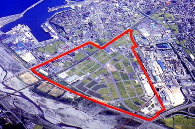 姫川産業団地 航空写真
