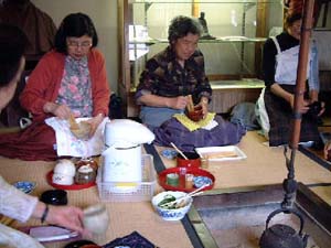 新潟県史跡「相馬御風宅」でのバタバタ茶会