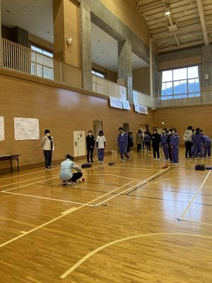 中学校での指導の様子