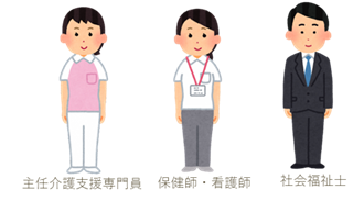 包括職員のイラスト