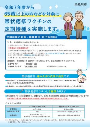 帯状疱疹ワクチンリーフレット