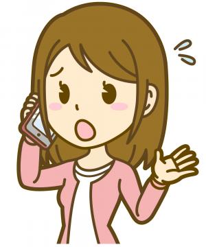 通報をする人のイラスト