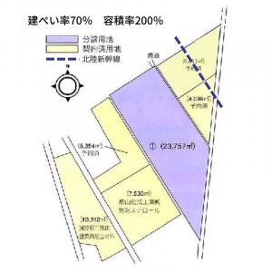 能生地域産業団地位置図