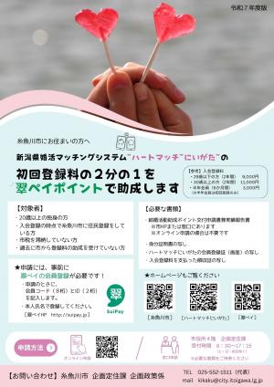 結婚活動助成