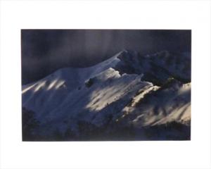 写真部門の佳作です。雪山の風景です。