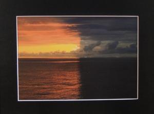 写真部門の佳作です。夕焼けの風景です。