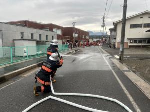 火災防ぎょ訓練①