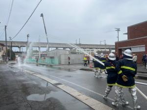 火災防ぎょ訓練②