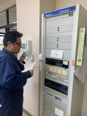 避難広報の写真