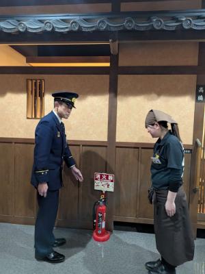 飲食店での消防査察