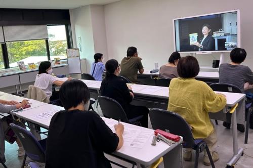 こども読書レベルアップ研修の会場の様子