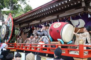 太鼓の演奏