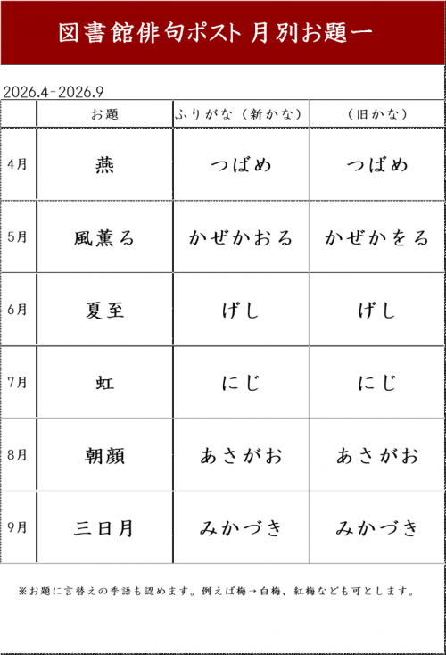 俳句ポストポスター2