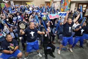 能生生涯学習センターでの優勝決定の瞬間