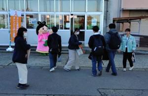 糸魚川高校での啓発活動