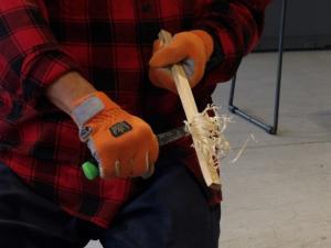 フェザースティックづくり